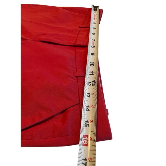 J CREW CAFE CAPRI PANT SIZE 2 RED ORANGE - Picture 8 of 10